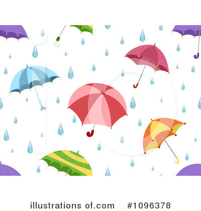 Royalty-Free (RF) Umbrellas Clipart Illustration by BNP Design Studio - Stock Sample #1096378