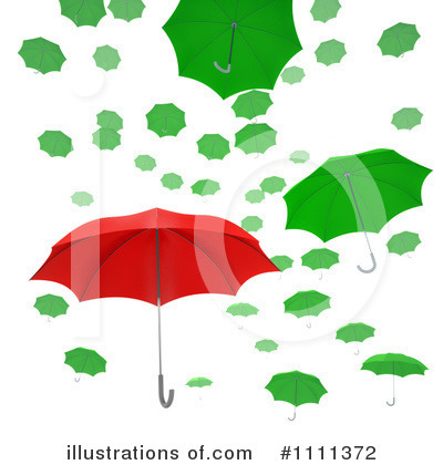 Royalty-Free (RF) Umbrellas Clipart Illustration by Mopic - Stock Sample #1111372