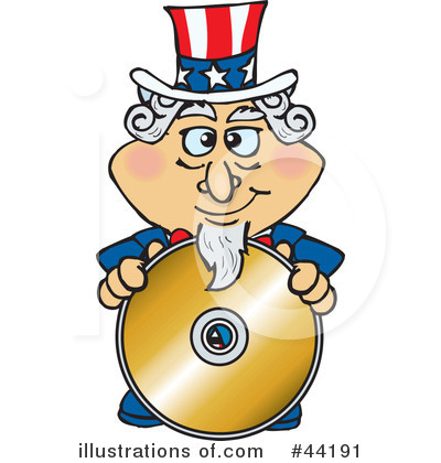 Uncle Sam Character Clipart #44191 by Dennis Holmes Designs