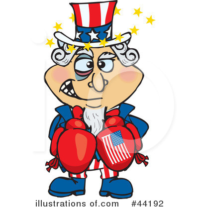United States Clipart #44192 by Dennis Holmes Designs