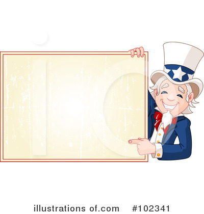 Royalty-Free (RF) Uncle Sam Clipart Illustration by Pushkin - Stock Sample #102341