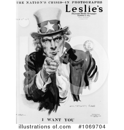 Royalty-Free (RF) Uncle Sam Clipart Illustration by JVPD - Stock Sample #1069704