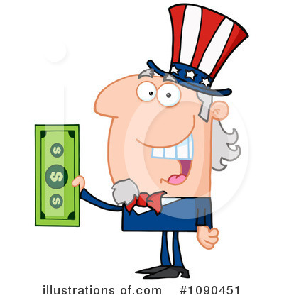 Uncle Sam Clipart #1090451 by Hit Toon