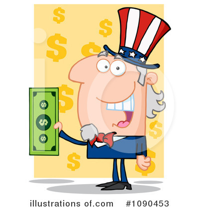 Royalty-Free (RF) Uncle Sam Clipart Illustration by Hit Toon - Stock Sample #1090453