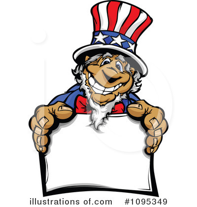 Royalty-Free (RF) Uncle Sam Clipart Illustration by Chromaco - Stock Sample #1095349