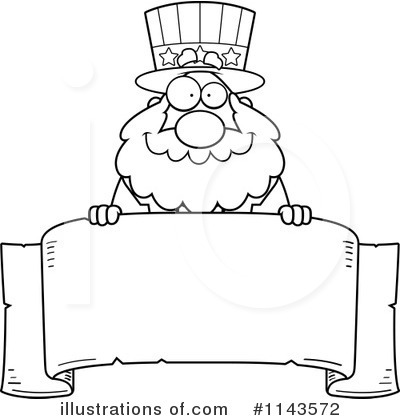 Royalty-Free (RF) Uncle Sam Clipart Illustration by Cory Thoman - Stock Sample #1143572