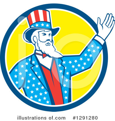 Royalty-Free (RF) Uncle Sam Clipart Illustration by patrimonio - Stock Sample #1291280