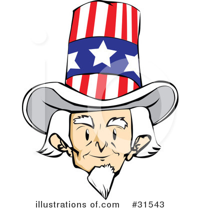 Royalty-Free (RF) Uncle Sam Clipart Illustration by PlatyPlus Art - Stock Sample #31543