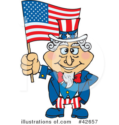 Royalty-Free (RF) Uncle Sam Clipart Illustration by Dennis Holmes Designs - Stock Sample #42657
