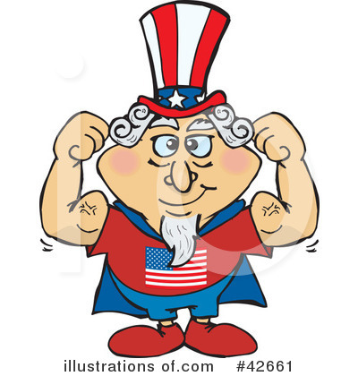 Royalty-Free (RF) Uncle Sam Clipart Illustration by Dennis Holmes Designs - Stock Sample #42661