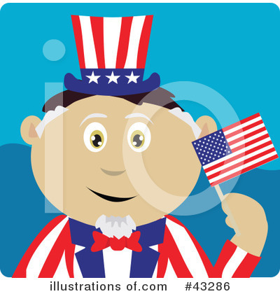 Royalty-Free (RF) Uncle Sam Clipart Illustration by Dennis Holmes Designs - Stock Sample #43286