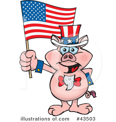 Royalty-Free (RF) Uncle Sam Clipart Illustration by Dennis Holmes Designs - Stock Sample #43503
