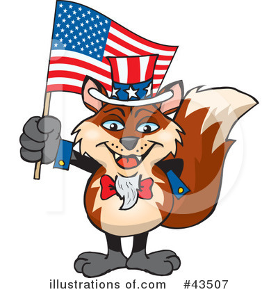 Fox Clipart #43507 by Dennis Holmes Designs