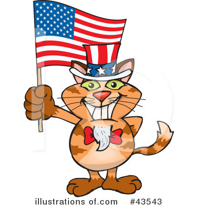 Royalty-Free (RF) Uncle Sam Clipart Illustration by Dennis Holmes Designs - Stock Sample #43543