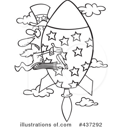 Royalty-Free (RF) Uncle Sam Clipart Illustration by toonaday - Stock Sample #437292