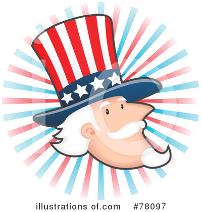Royalty-Free (RF) Uncle Sam Clipart Illustration by Qiun - Stock Sample #78097