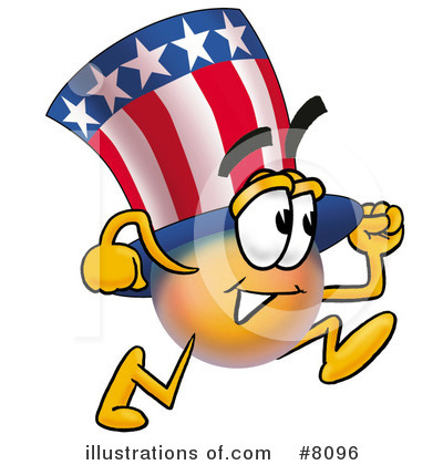 Uncle Sam Character Clipart #8096 by Mascot Junction