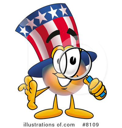 Royalty-Free (RF) Uncle Sam Clipart Illustration by Mascot Junction - Stock Sample #8109