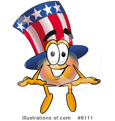 Uncle Sam Character Clipart #8111 by Mascot Junction