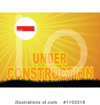 Royalty-Free (RF) Under Construction Clipart Illustration by Andrei Marincas - Stock Sample #1103318
