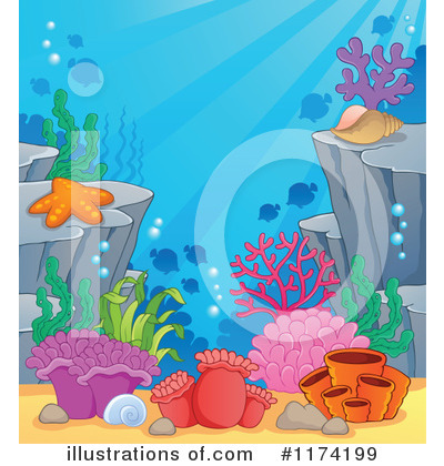 Under The Sea Clipart #1174197 - Illustration by visekart