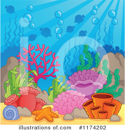 Royalty-Free (RF) Under The Sea Clipart Illustration by visekart - Stock Sample #1174202