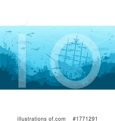 Sunken Ship Clipart #1771291 by Vector Tradition SM