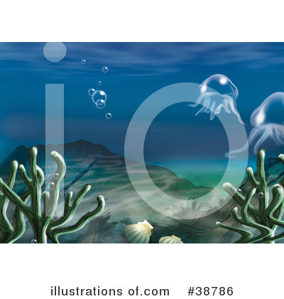 Royalty-Free (RF) Underwater Clipart Illustration by dero - Stock Sample #38786