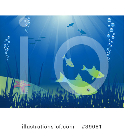 Royalty-Free (RF) Underwater Clipart Illustration by elaineitalia - Stock Sample #39081