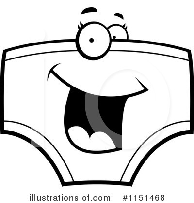 Underwear Clipart #1151468 by Cory Thoman