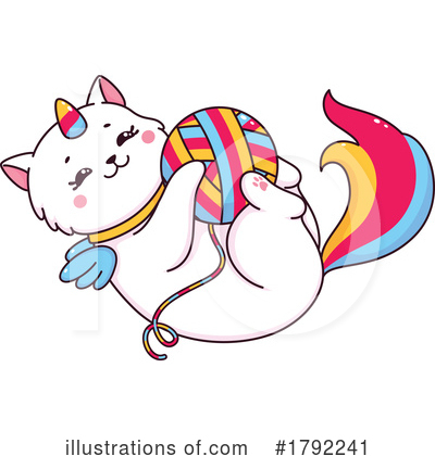 Royalty-Free (RF) Unicorn Cat Clipart Illustration by Vector Tradition SM - Stock Sample #1792241