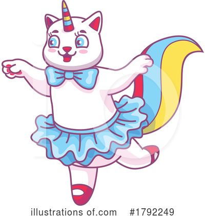 Royalty-Free (RF) Unicorn Cat Clipart Illustration by Vector Tradition SM - Stock Sample #1792249