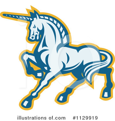 Unicorn Clipart #1129919 by patrimonio