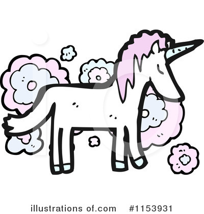 Royalty-Free (RF) Unicorn Clipart Illustration by lineartestpilot - Stock Sample #1153931