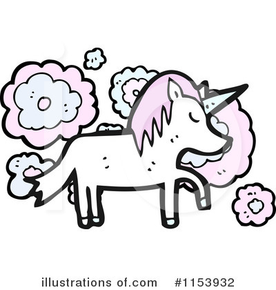 Royalty-Free (RF) Unicorn Clipart Illustration by lineartestpilot - Stock Sample #1153932