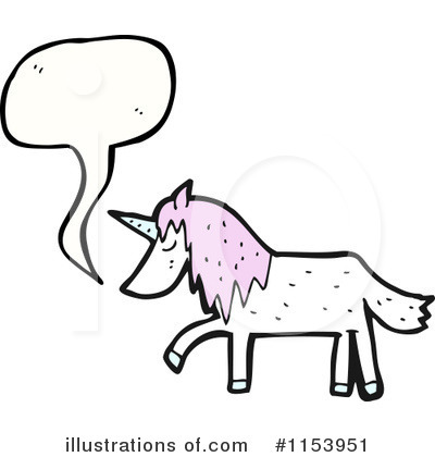 Royalty-Free (RF) Unicorn Clipart Illustration by lineartestpilot - Stock Sample #1153951
