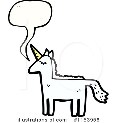 Royalty-Free (RF) Unicorn Clipart Illustration by lineartestpilot - Stock Sample #1153956