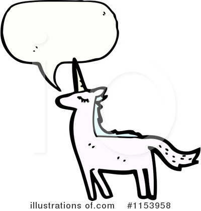 Royalty-Free (RF) Unicorn Clipart Illustration by lineartestpilot - Stock Sample #1153958