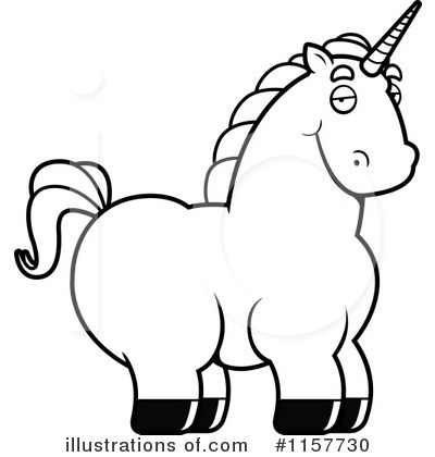 Royalty-Free (RF) Unicorn Clipart Illustration by Cory Thoman - Stock Sample #1157730