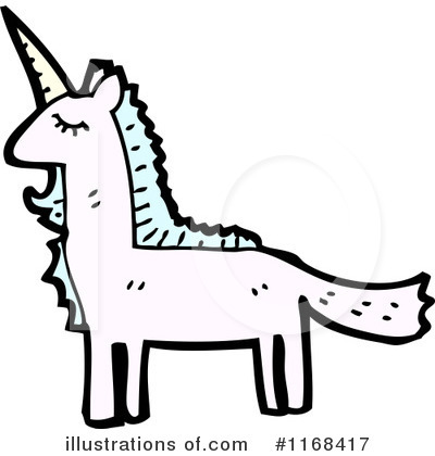Royalty-Free (RF) Unicorn Clipart Illustration by lineartestpilot - Stock Sample #1168417