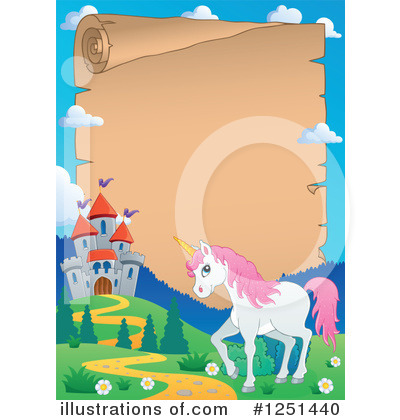 Royalty-Free (RF) Unicorn Clipart Illustration by visekart - Stock Sample #1251440