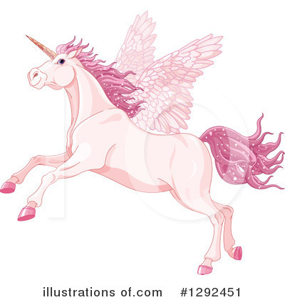 Royalty-Free (RF) Unicorn Clipart Illustration by Pushkin - Stock Sample #1292451