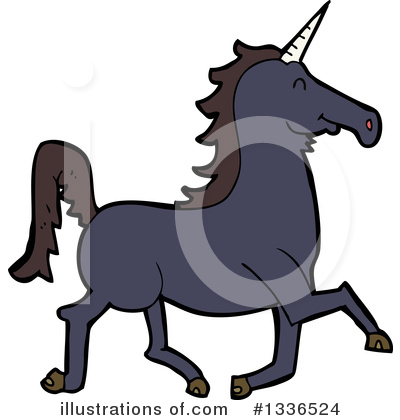 Royalty-Free (RF) Unicorn Clipart Illustration by lineartestpilot - Stock Sample #1336524