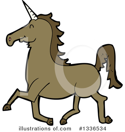 Royalty-Free (RF) Unicorn Clipart Illustration by lineartestpilot - Stock Sample #1336534