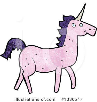 Royalty-Free (RF) Unicorn Clipart Illustration by lineartestpilot - Stock Sample #1336547