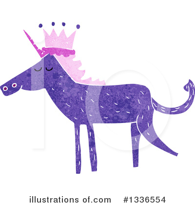 Royalty-Free (RF) Unicorn Clipart Illustration by lineartestpilot - Stock Sample #1336554
