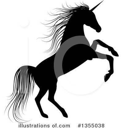 Royalty-Free (RF) Unicorn Clipart Illustration by vectorace - Stock Sample #1355038