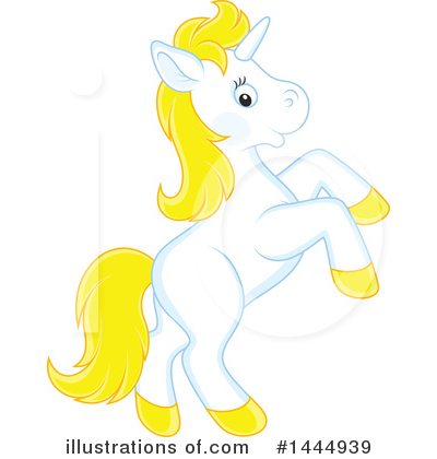Royalty-Free (RF) Unicorn Clipart Illustration by Alex Bannykh - Stock Sample #1444939