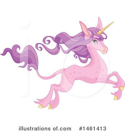 Royalty-Free (RF) Unicorn Clipart Illustration by Pushkin - Stock Sample #1461413