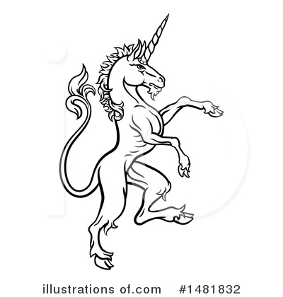 Royalty-Free (RF) Unicorn Clipart Illustration by AtStockIllustration - Stock Sample #1481832